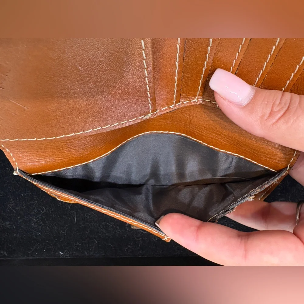 Patricia Nash Tan Embossed Wallet